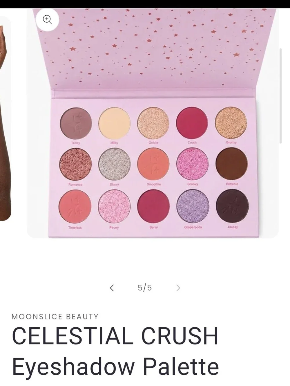 Celestial Crush Eyeshadow Palette – Pink & Purple Tones